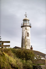 Fototapeta na wymiar Hale Village Lighthouse