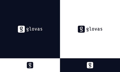 Glovas g letter logo template