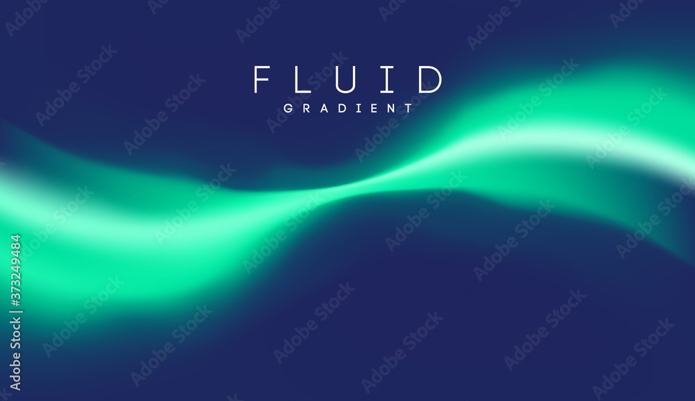 Poster blue gradient fluid background. fluid colors 3d graphic gradient abstract. shapes abstract futuristi