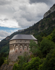 rifle tower located in the Aragonese Pyrenees in the municipality of canfran