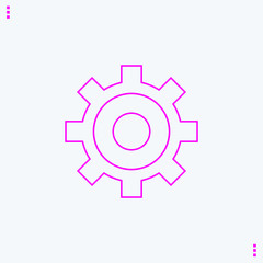 Globe icon. Linear style. Isolated vector.