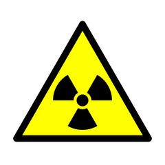Fototapeta premium Radioactivity sign.