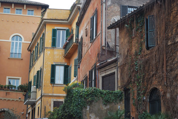 Fototapeta na wymiar Trastevere, Roma, Italia
