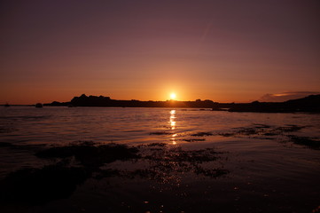 Sonne in Frankreich am Meer
