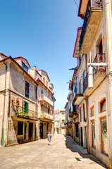 Fototapeta na wymiar Pontevedra landmarks, Galicia, Spain