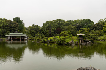 Obraz premium 清澄庭園, 日本庭園