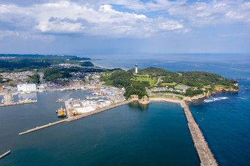 Fototapeta na wymiar 小名浜港（福島県いわき市）