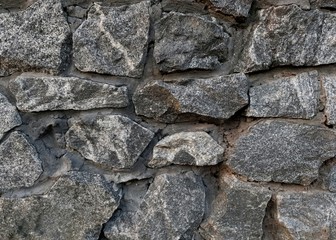 wall of large stones background, full screen image