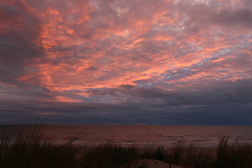 Coucher soleil Médoc 1