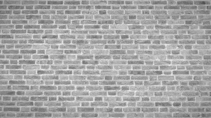 Fototapeta na wymiar White Brick Wall Texture Panoramic