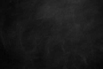 Abstract texture of chalk rubbed out on blackboard or chalkboard background. School education, dark wall backdrop or learning concept.