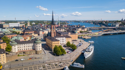 Fototapeta na wymiar Sweden / Stockholm City / Stockholm Stad / Stockholm stadhuset / Stockholm City Hall / Gamla stan