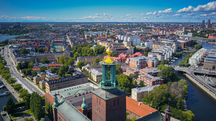 Fototapeta premium Sweden / Stockholm City / Stockholm Stad / Stockholm stadhuset / Stockholm City Hall / Gamla stan