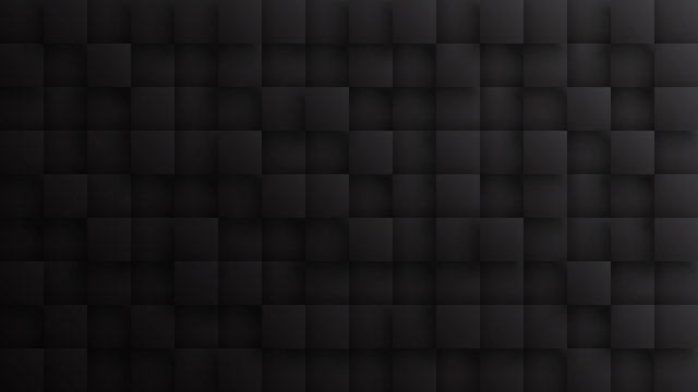 Technology Dark Gray 3D Blocks Minimalist Black Abstract Background. Darkness Three Dimensional Science Technologic Tetragonal Blocks Structure Conceptual Art Illustration. Blank Tech Backdrop © yamonstro