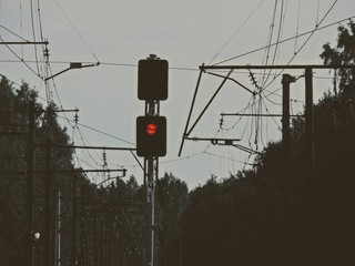 traffic light on the road