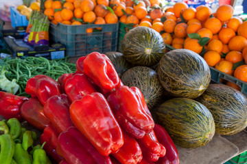 Obst und Gemüse, Wochenmarkt Mallorca