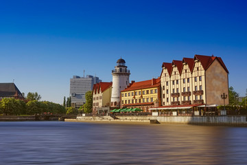 Urban landscape with architecture and attractions.