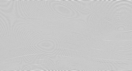 Black and white wave Stripe Background - simple texture for your design. EPS10 vector illustration background