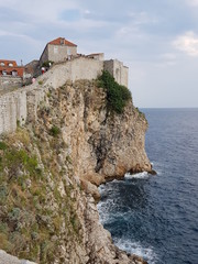 Vue sur la cité de Dubrovnik, lieu de tournage de la série Game of Thrones