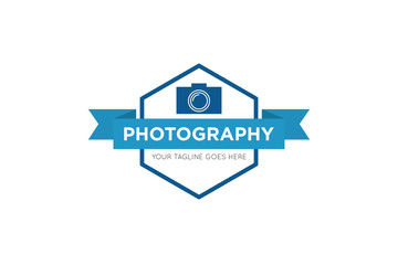 camera photography logo, studio icon and symbol vector illustration