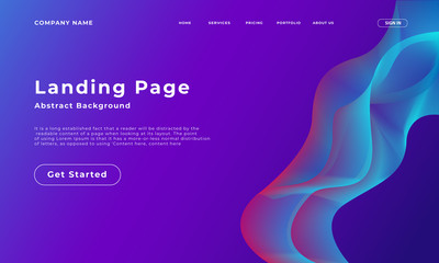 
Modern minimal flat design concept of web page design for website and mobile apps. Landing page template vector illustration.abstract background, poster, flyer design
