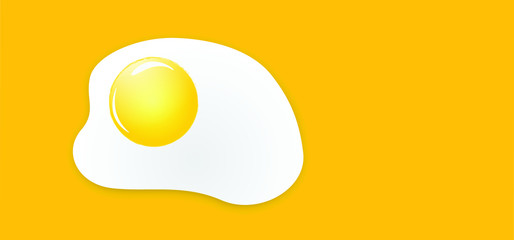 Slogan good morning with fried eggs. Vector motivation and inspiration moment. Relaxing and chill sign. Breakfas, lunch egg banner. chicken or chick pattern. Happy easter.