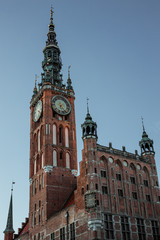 The old town of Gdansk in Poland