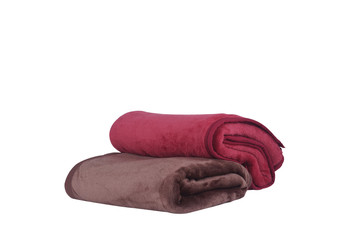 Colorful Blanket with White Background