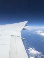 view from airplane window