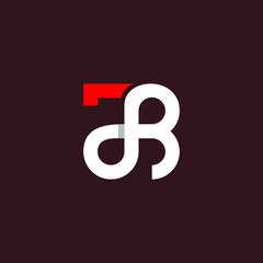 JB initial monogram logo, Letter JB Logo Icon Design Template Element