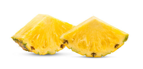  pineapple on white background