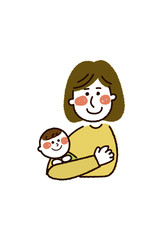 やわらかな雰囲気の子育てママ