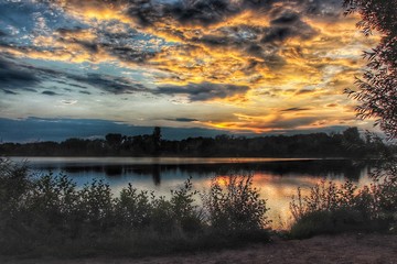 Abendstimmung am See