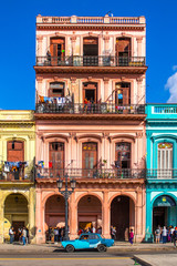 Fototapeta na wymiar Building in Havana Cuba