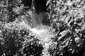 waterfall in the mountains krka vacation corona covid-19 virus lock down