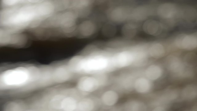 Blurred vision of the Vantaankoski waterfalls in Vantaa Finland.4K