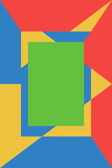 Color geometric design, vector background.