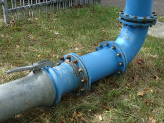 provisorische Wasserleitung