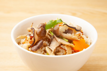 キノコご飯