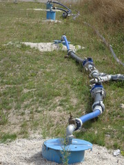 provisorische Wasserleitung