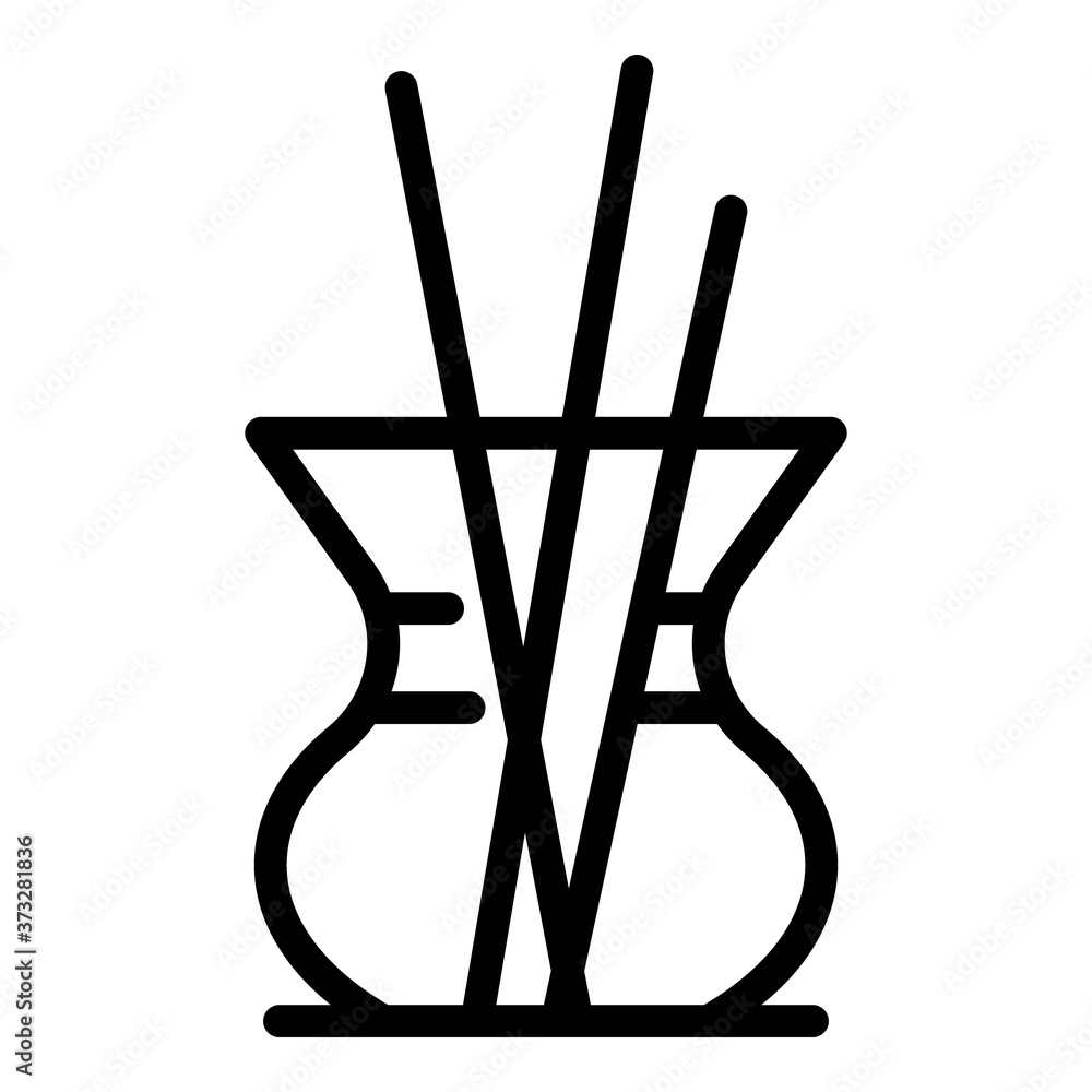 Poster diffuser icon. outline diffuser vector icon for web design isolated on white background