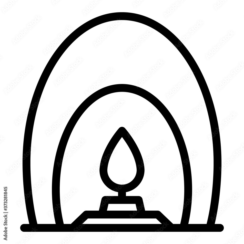 Poster candle diffuser icon. outline candle diffuser vector icon for web design isolated on white backgroun