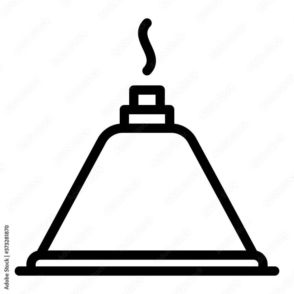 Poster aroma diffuser icon. outline aroma diffuser vector icon for web design isolated on white background