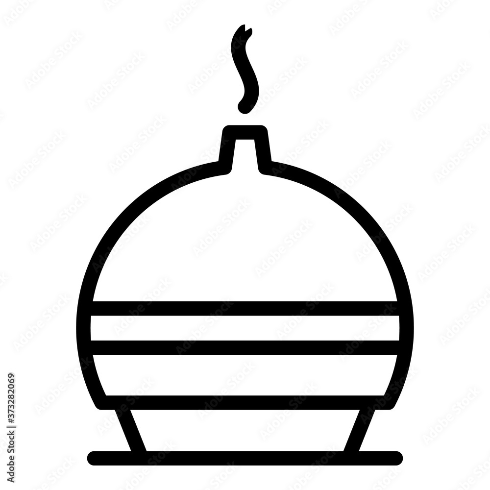 Poster freshener diffuser icon. outline freshener diffuser vector icon for web design isolated on white bac