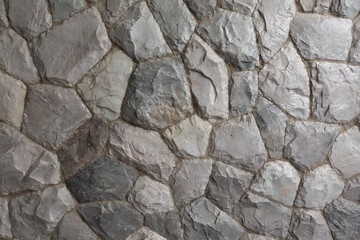 Stone wall texture with light from side