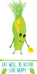 cartoon sweetcorn character