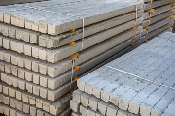 Reinforced concrete stakes