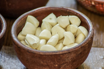 Bowl of Garlic