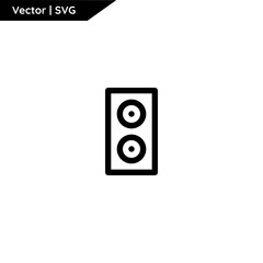 Computer and hardware icon.