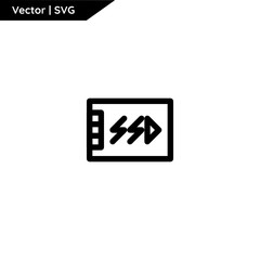 Computer and hardware icon.